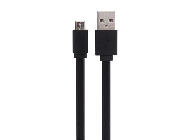 CABLE USB 2.0 A MICRO-USB PLANO 1M - Imagen 1