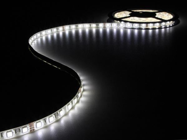 CINTA DE LEDs FLEXIBLE - COLOR BLANCO NEUTRO - 300 LEDs - 5m - 12V - Imagen 1
