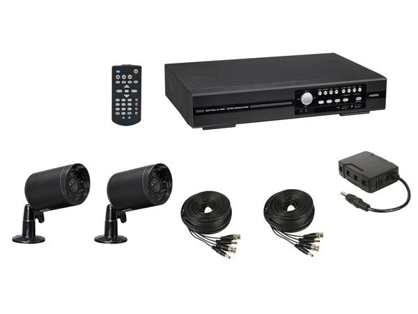 Juego CCTV 4 canales con 2 cámaras IR H.264 - Imagen 2