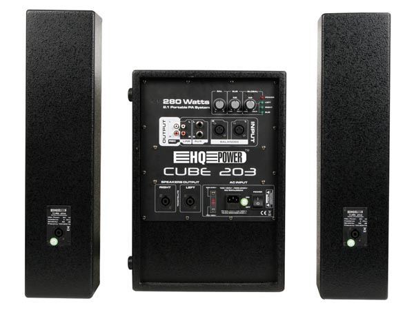 2 ALTAVOCES SATÉLITE ACTIVOS CON SUBWOOFER 160W+2X60W - Imagen 2