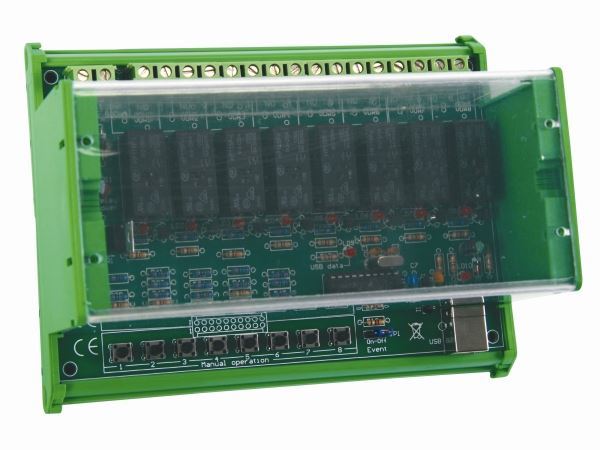 8-Channel USB Relay Card - Imagen 2