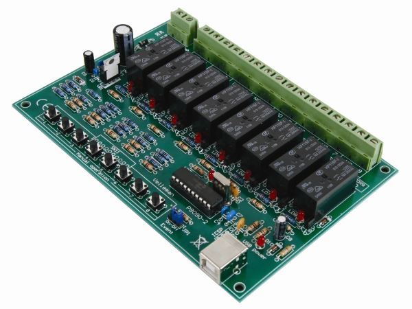 8-Channel USB Relay Card - Imagen 4