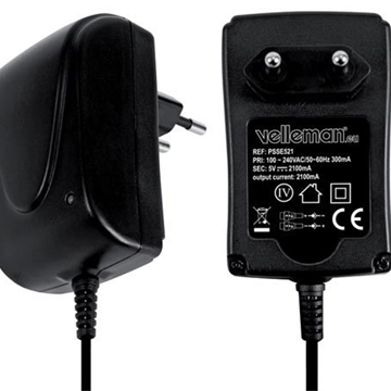 ALIMENTACIÓN COMPACTA CONMUTADA 5VDC 2100mA 10W - Imagen 1