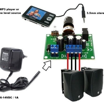 Amplificador 2x5W para reproductor MP3 - Imagen 2