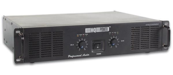 AMPLIFICADOR DE POTENCIA 2 x 200Wrms (19"), PUENTE - Imagen 1