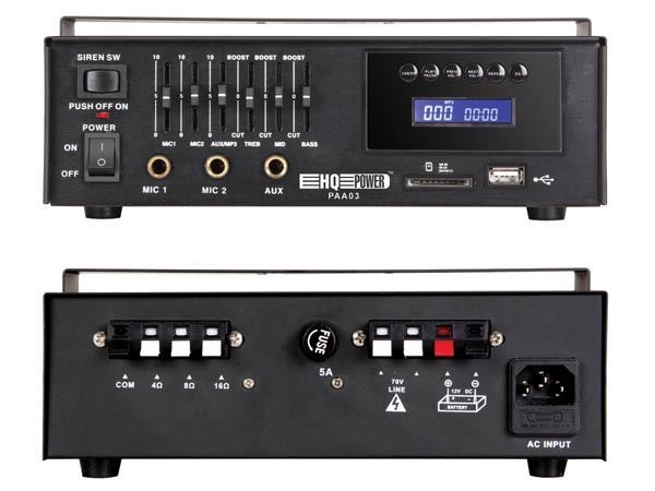 AMPLIFICADOR PA - 15Wrms - CON USB/SD - Imagen 2