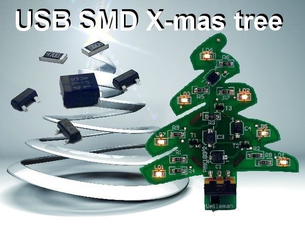 Árbol de Navidad SMD_ Con conexión USB - Imagen 1