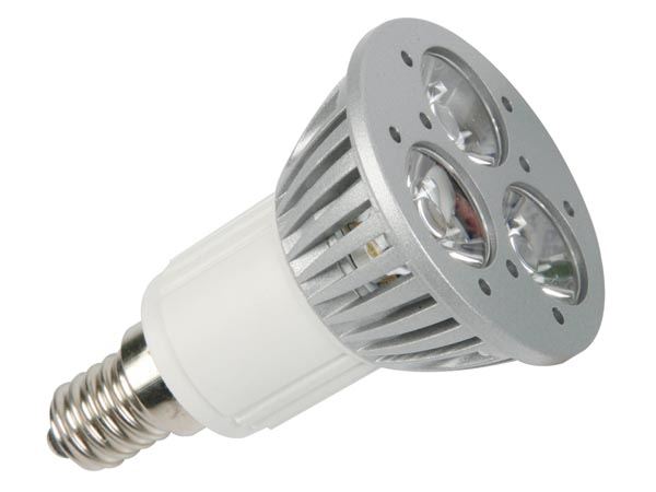 BOMBILLA LED 3 x 1W - COLOR BLANCO CÁLIDO (2700K) - 230V - E14 - Imagen 1