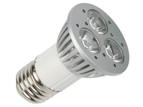 BOMBILLA LED 3 x 1W - COLOR BLANCO CÁLIDO (2700K) - 230V - E27 - 45° - Imagen 1