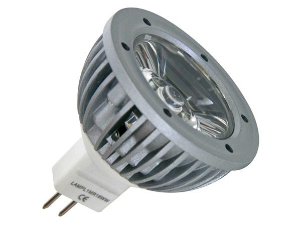 BOMBILLA LED 3W - COLOR BLANCO CÁLIDO (2700K) - 12V - MR16 - Imagen 1