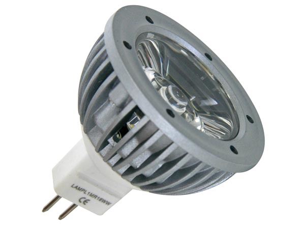 BOMBILLA LED 3W - COLOR BLANCO FRÍO (6400K) - 12V - MR16 - Imagen 1