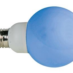 BOMBILLA LED AZUL - E27 - 230VCA - 20 LEDs - Imagen 1