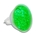 BOMBILLA LED, COLOR VERDE MR16 12VAC - Imagen 1