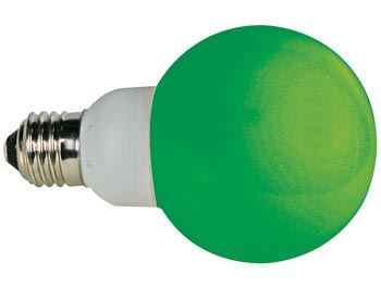 BOMBILLA LED VERDE- E27 - 230VCA - 20 LEDs - Imagen 1