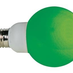 BOMBILLA LED VERDE- E27 - 230VCA - 20 LEDs - Imagen 1