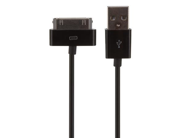 CABLE CON CONECTOR 30 PINES USB APPLE ® - Imagen 1