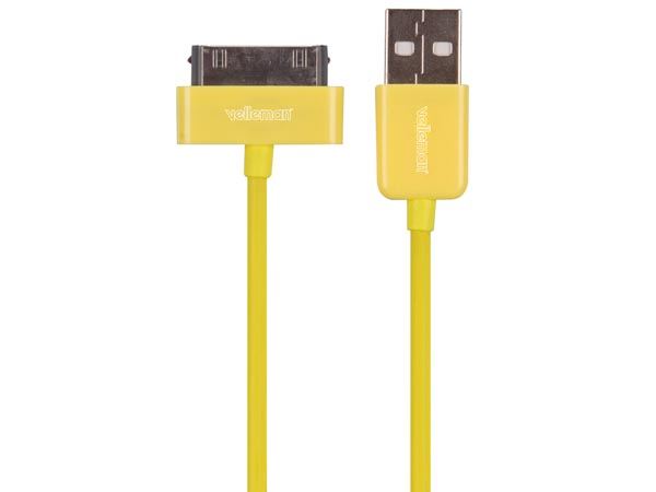 CABLE CON CONECTOR 30 PINES USB APPLE ® - Imagen 1