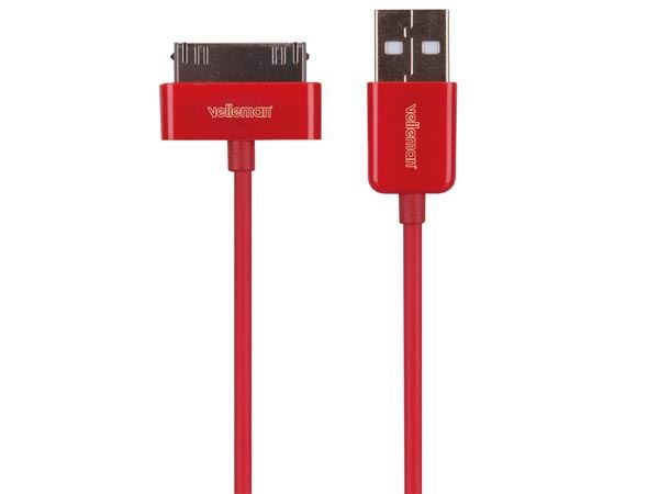 CABLE CON CONECTOR 30 PINES USB APPLE ® - Imagen 1