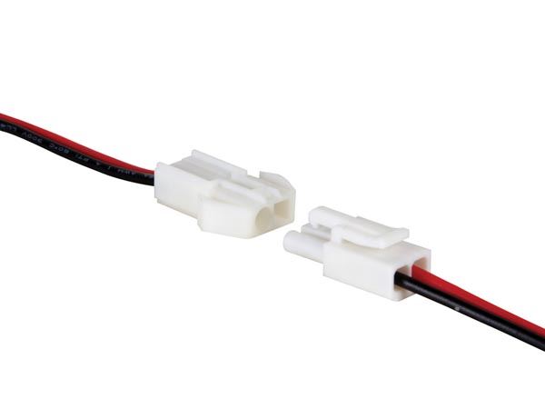 CABLE CON CONECTOR (MACHO/HEMBRA) PARA CINTA DE LEDs DE UN COLOR - Imagen 1