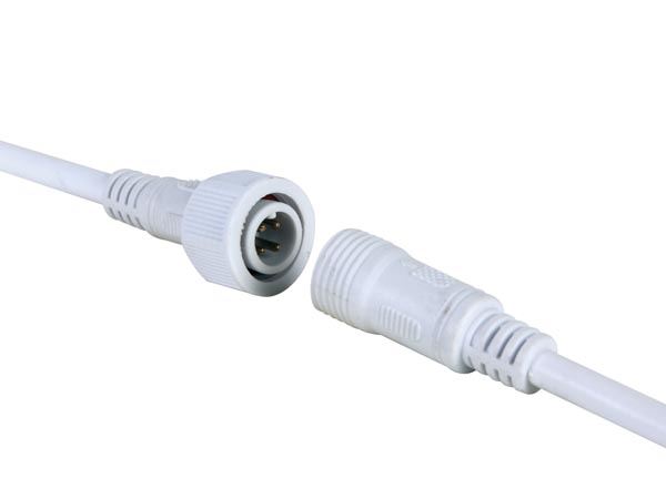 CABLE CON CONECTOR (MACHO/HEMBRA) PARA CINTA DE LEDs RGB - IP68 - Imagen 1