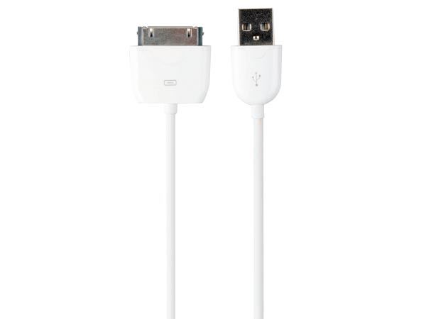 CABLE ESPIRAL CONECTOR APPLE ® 30 PIN A USB - Imagen 2