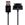 CABLE USB 2.0 A SAMSUNG® GALAXY TAB DE 30 CLAVIJAS - COLOR NEGRO - 1 m - Imagen 1