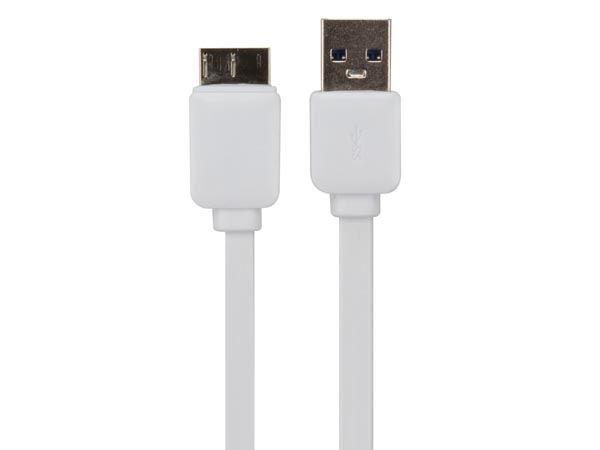 CABLE USB 3.0 A MICRO USB 3.0 PLANO 1M - Imagen 1
