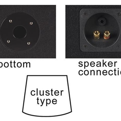CAJA ACÚSTICA NEGRA DE 2 VÍAS, REJILLA COMPLETA 15" / 600W - Imagen 2