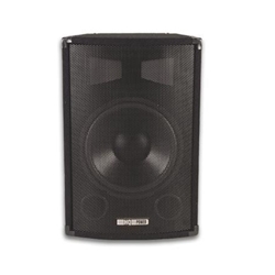 CAJA ACÚSTICA NEGRA DE 2 VÍAS, REJILLA COMPLETA 8" / 300W - Imagen 1