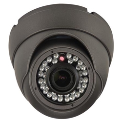 CÁMARA ANALÓGICA - EXTERIORES - DOMO - IR- LENTE VARIFOCAL - SONY EXMOR- COLOR NEGRO - Imagen 1