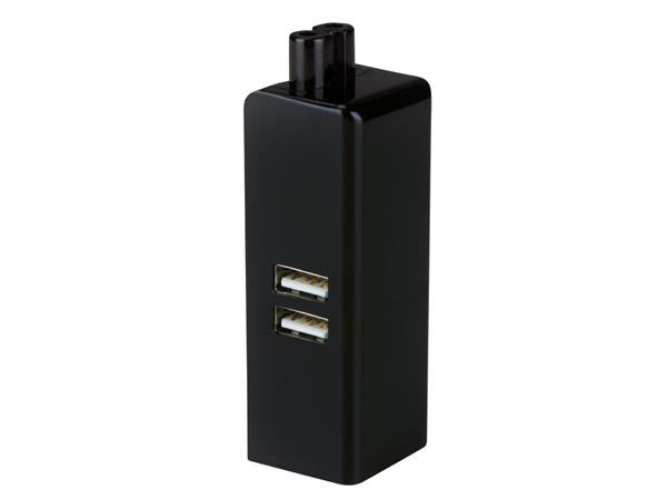 CARGADOR  2 SALIDAS USB 5VDC 2.1A MAX. -10.5W - Imagen 1