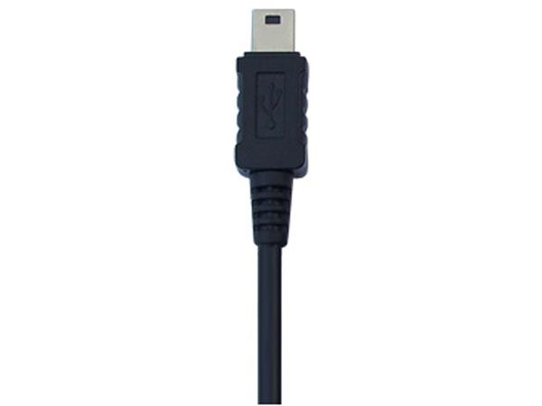 CARGADOR COMPACTO CON CONEXIÓN MINI USB 5V-COLOR NEGRO - Imagen 2