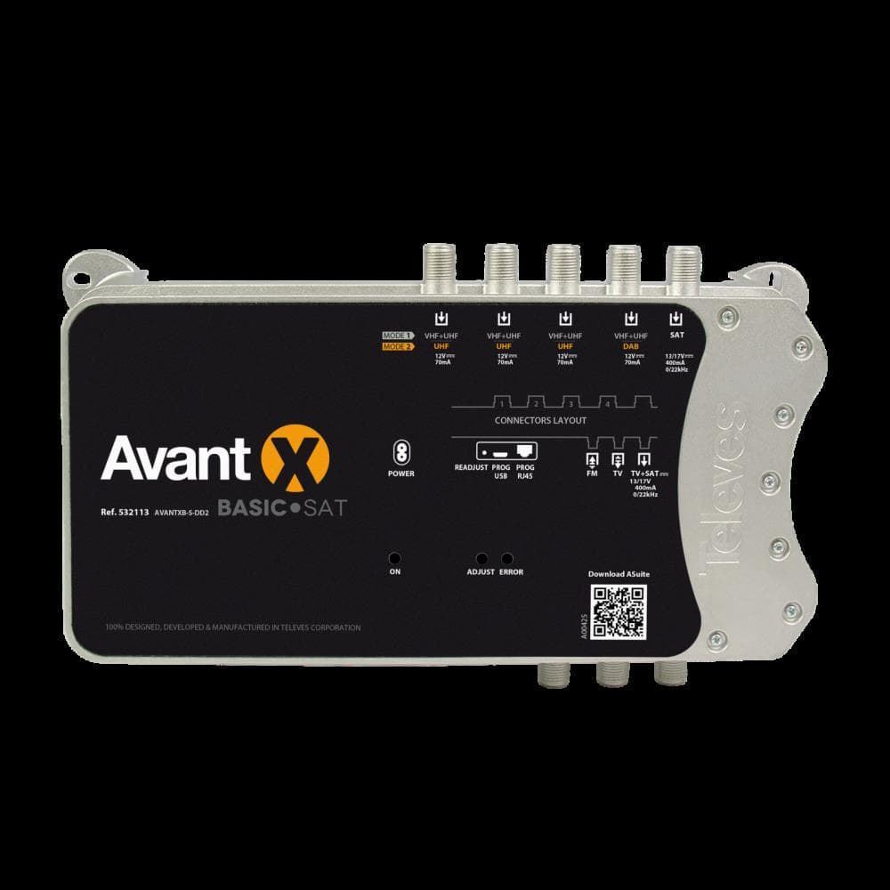 Central programable AVANT X Basic para terrestre y satélite - Imagen 1