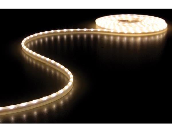 CINTA DE LEDs FLEXIBLE - COLOR BLANCO CÁLIDO 3500K - 300 LEDs - 5m - 12V - Imagen 1