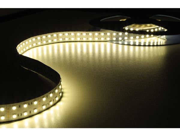 CINTA DE LEDs FLEXIBLE - COLOR BLANCO CÁLIDO 3500K - 600 LEDs - 5m - 24V - Imagen 1