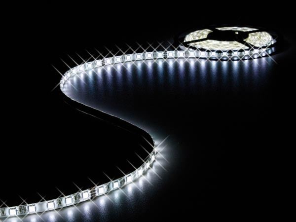 CINTA DE LEDs FLEXIBLE - COLOR BLANCO FRÍO - 300 LEDs - 5m - 12V - Imagen 1