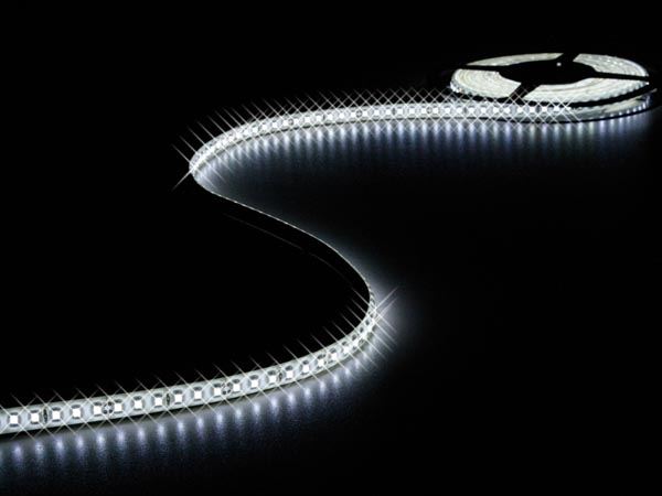 CINTA DE LEDs FLEXIBLE - COLOR BLANCO FRÍO - 600 LEDs - 5m - 24V - Imagen 1