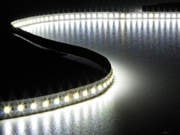 CINTA DE LEDs FLEXIBLE - COLOR BLANCO FRÍO 6500K Y COLOR BLANCO CÁLIDO 3500K - 600 LEDs - 5m - 24V - Imagen 1