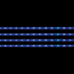 CINTA DECORATIVA DE LEDs - 4 uds. - 12V - COLOR AZUL - Imagen 1