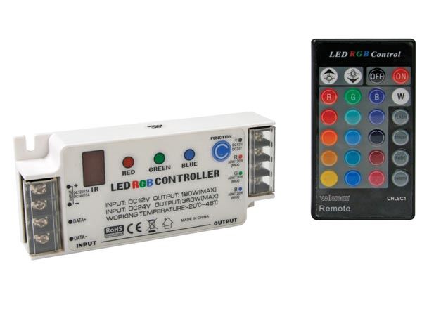 Controlador LED RGB con Mando a distancia IR - Imagen 1