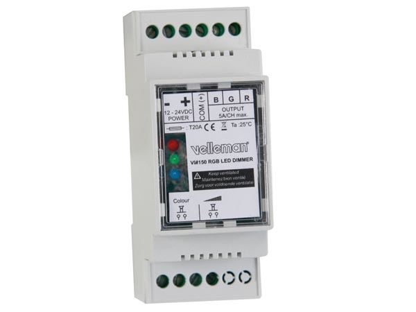 Dimmer LED RGB para rail DIN - Imagen 1