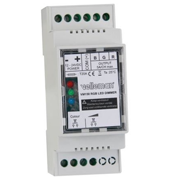 Dimmer LED RGB para rail DIN - Imagen 1