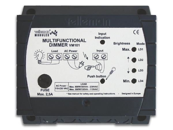 Dimmer Multifunción (300w@120v/600w@230v) - Imagen 1