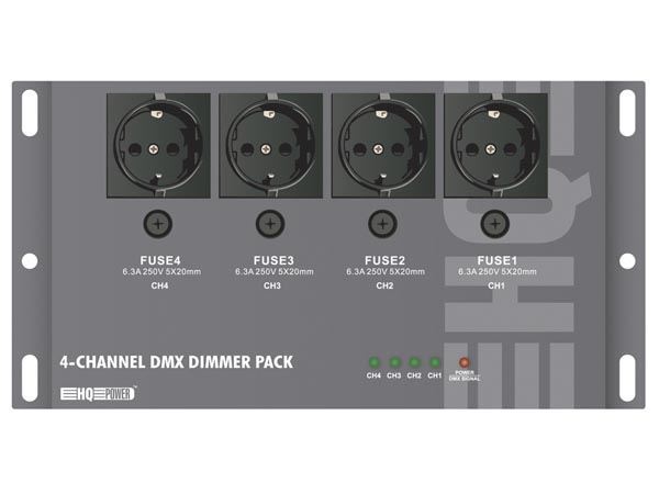 DIMMER PACK DMX DE 4 CANALES - Imagen 2