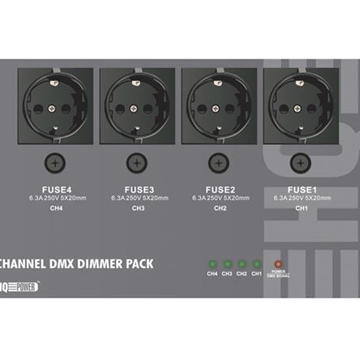 DIMMER PACK DMX DE 4 CANALES - Imagen 2