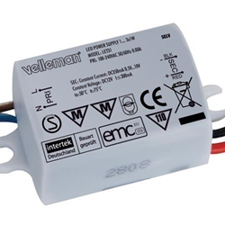 DRIVER PARA 1 A 3 LEDs DE 1W - FUENTE DE CORRIENTE 350mA - Imagen 1