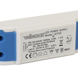 DRIVER PARA LEDs CON CORRIENTE CONSTANTE 350mA - 42V máx. - Imagen 1