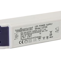 DRIVER PARA LEDs CON CORRIENTE CONSTANTE 350mA - 72V max. - Imagen 1