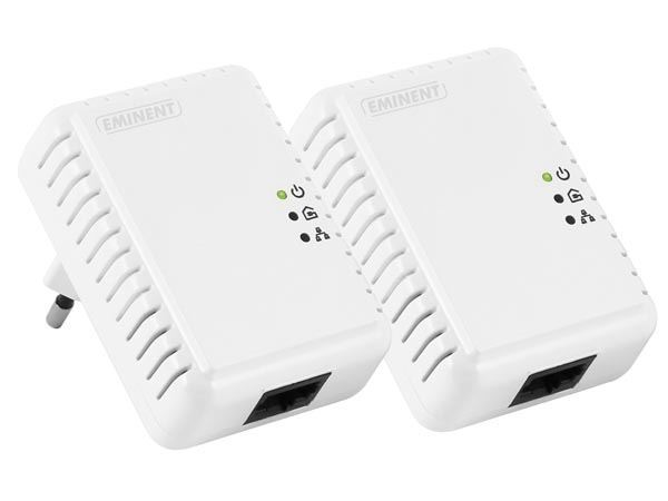 EMINENT - MINI ADAPTADOR POWERLINE DE 500 Mbps - KIT DE INICIO - Imagen 1