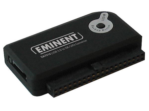 EMINENT - USB 3.0 TO IDE / SATA CONVERTER CON BOTÓN COPIA DE SEGURIDAD - Imagen 1